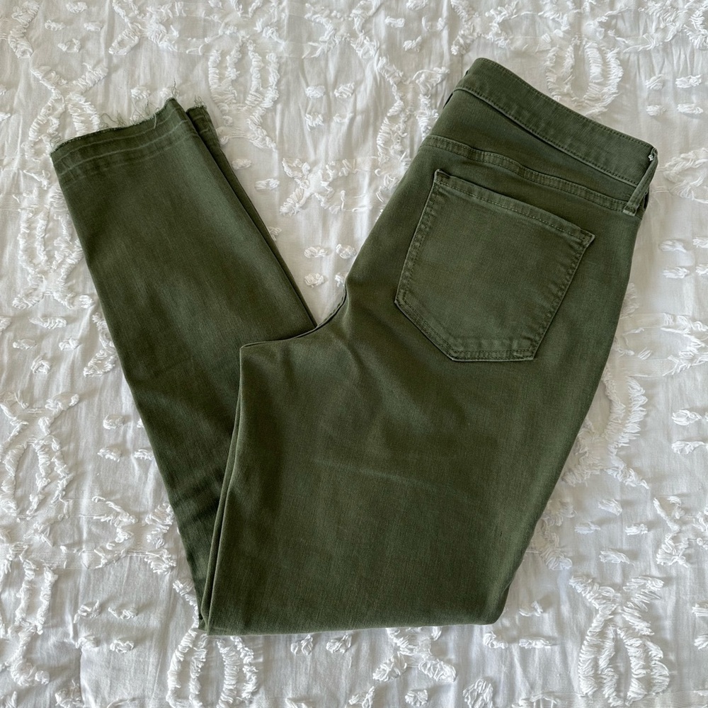Old Navy Rockstar Super Skinny Pants - Olive Green